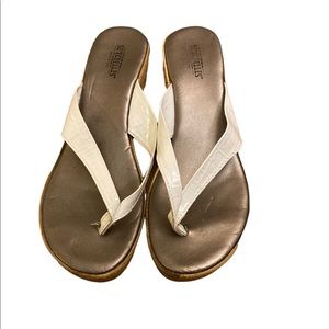 Seychelles White Wedge Shoes